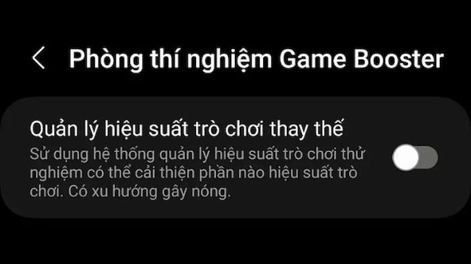 Sử dụng tính năng Game Optimizing Service