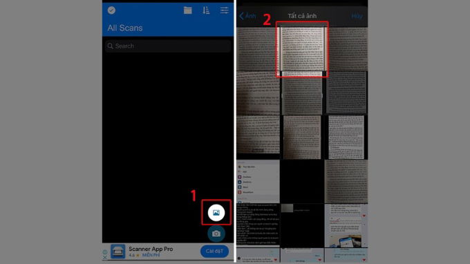 Bước 1 cách chuyển hình ảnh sang văn bản bằng Text Scanner