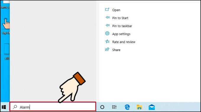 Cách đặt báo thức trên máy tính, laptop Win 10 trực tiếp