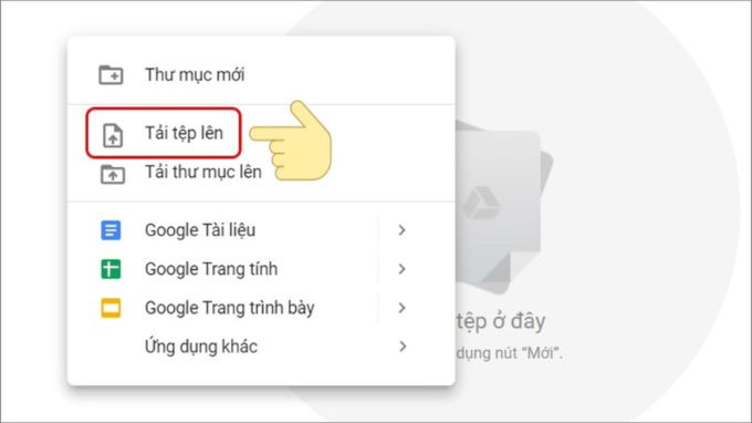 Bước 2 cách chuyển hình ảnh sang văn bản bằng Google Docs