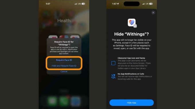 Cách khóa và ẩn ứng dụng bằng Face ID trên iPhone đã cập nhật iOS 18