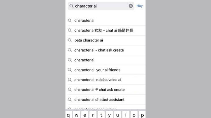 Cách tải Character AI tiếng việt về điện thoại iPhone