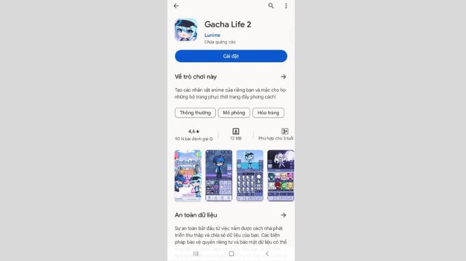 Bước 2 tải Gacha Life 2 trên điện thoại Android