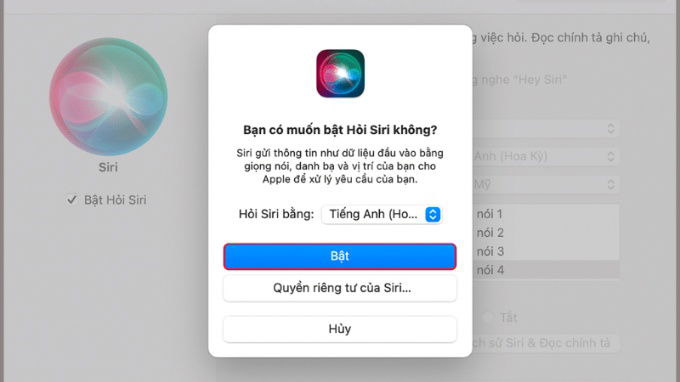 Cách đặt báo thức trên MacBook bằng trợ lý ảo Siri