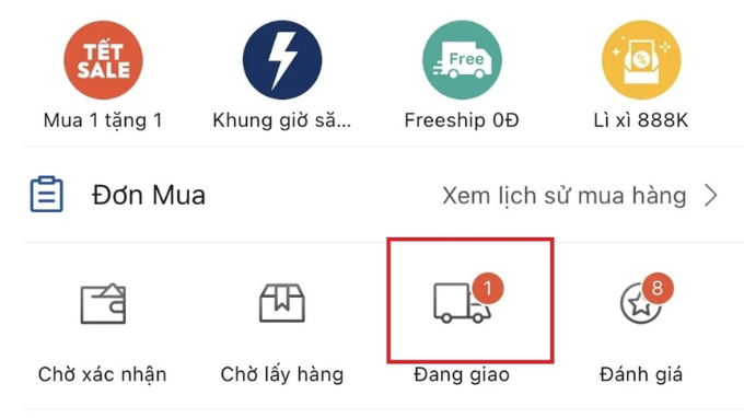 Cách hủy đơn Shopee ở trạng thái "Đang giao hàng"