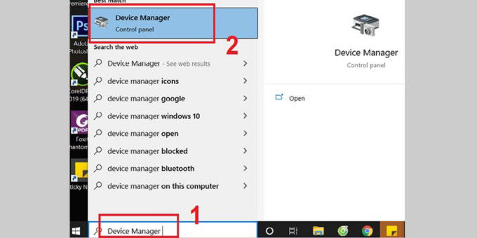 Tắt bàn phím laptop bằng Device Manager