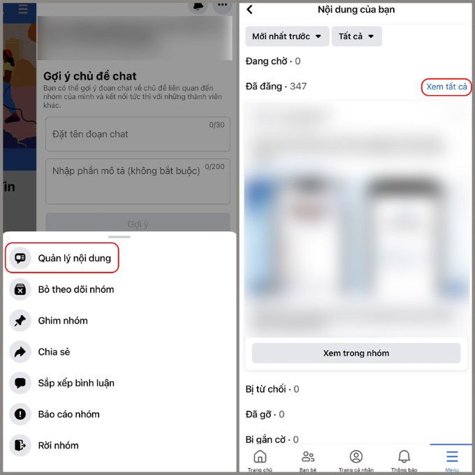 Cách xóa nhiều bài viết trong nhóm Facebook