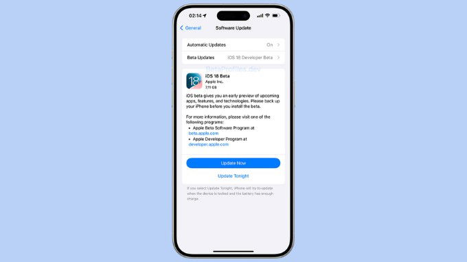 Hướng dẫn cài đặt iOS 18.2 beta 3