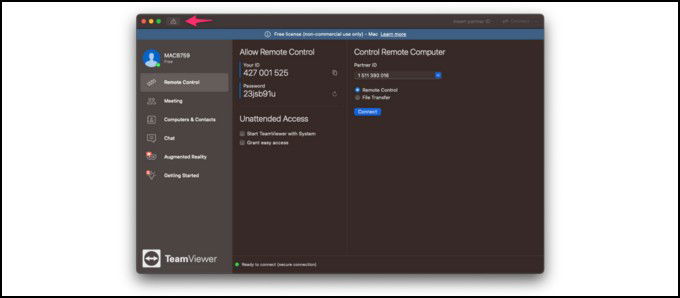 Cách cấp quyền truy cập Teamviewer trên MacBook