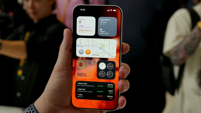 Màn hình iPhone 17 Pro được trang bị công nghệ ProMotion với tần số quét 120Hz