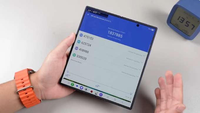 Điểm hiệu năng của chip Snapdragon 8 Elite for Galaxy