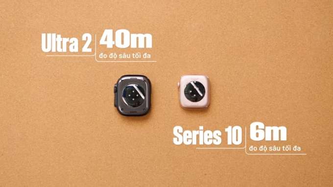 Chọn Apple Watch Series 10, Ultra 2 hay Watch SE 2 về khả năng đo độ sâu