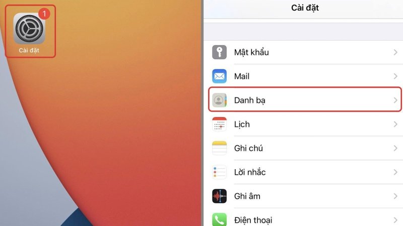 Đồng bộ danh bạ iPhone lên Gmail 