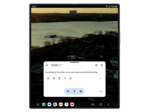 Google Gemini trên Galaxy Z Fold 6
