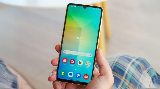 Bật độ nhạy cảm ứng trên Galaxy A06