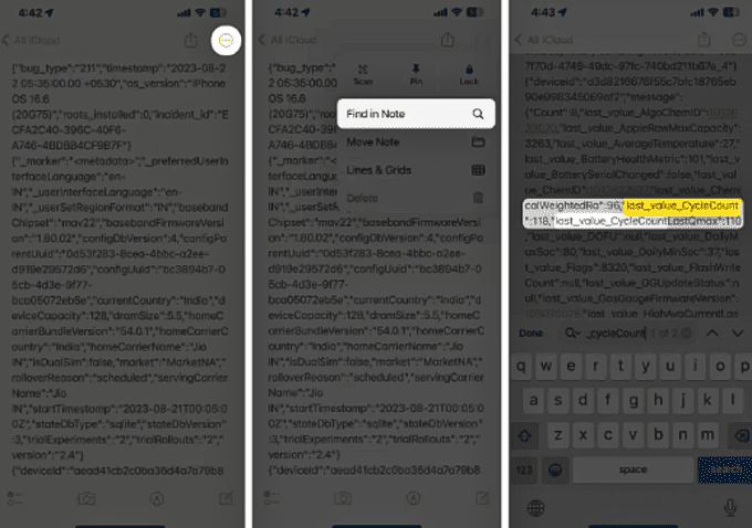 Chu kỳ sạc iPhone là gì và cách kiểm tra bằng phân tích dữ liệu bước ba