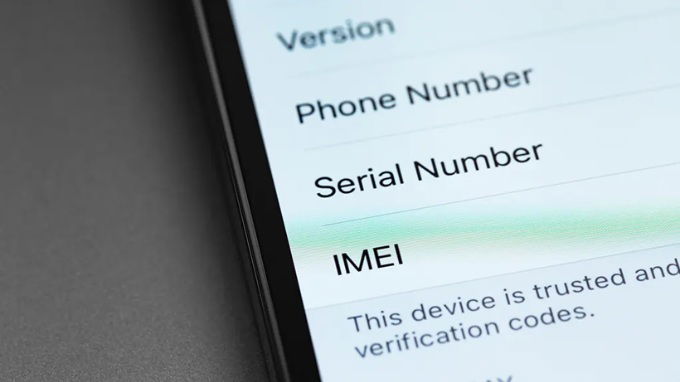 Kiểm tra số IMEI và Serial