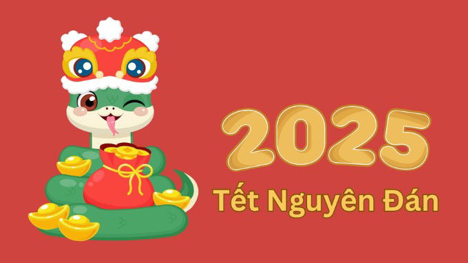 Lịch nghỉ Tết Dương lịch năm 2025