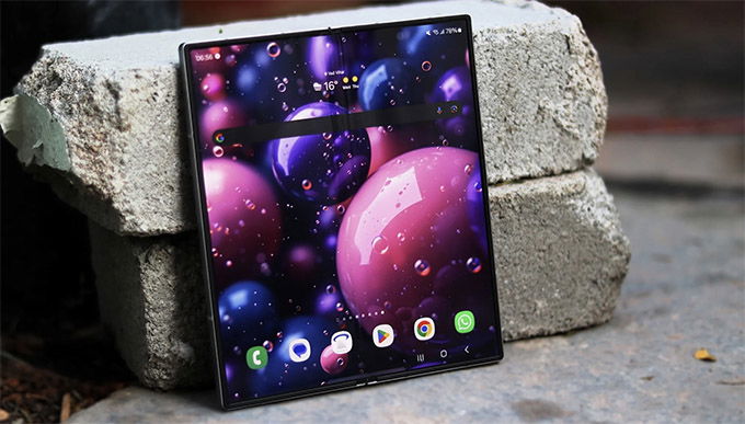 Màn hình Galaxy Z Fold 7 lớn hơn
