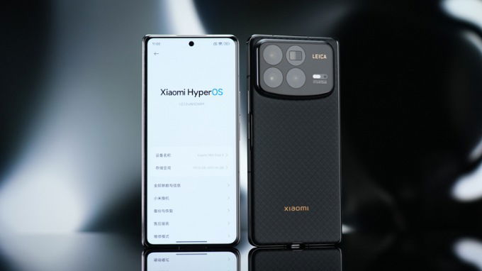 Màn hình phụ của Xiaomi MIX Fold 4 có kích thước rộng rãi