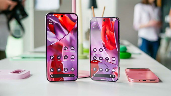 Màn hình của Pixel 9 Pro có mật độ điểm ảnh cao hơn một chút