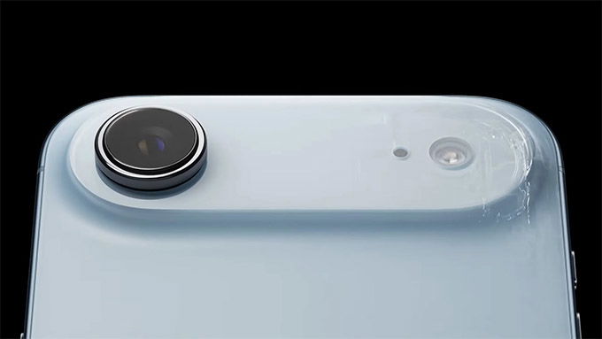 iPhone Air gây ấn tượng với thiết kế siêu mỏng nhẹ, và điểm đáng chú ý nhất là hệ thống camera được tối giản