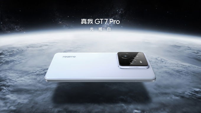 Realme GT 7 Pro màu trắng sang trọng