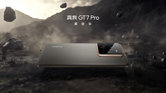 Biến thể màu titan của Realme GT 7 Pro