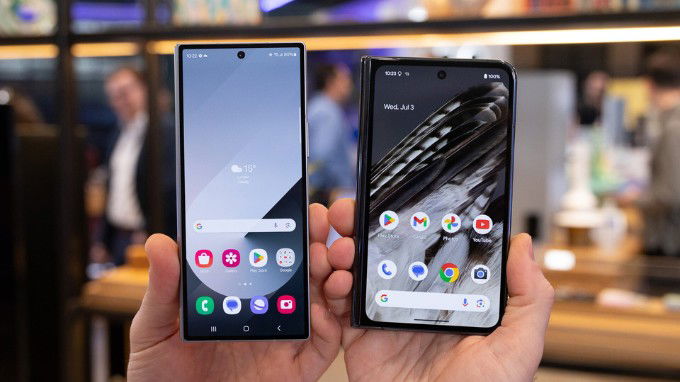 So sánh Samsung Galaxy Z Fold 6 và Google Pixel Fold về thiết kế