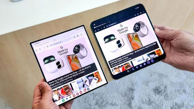 So sánh Google Pixel 9 Pro Fold và Galaxy Z Fold 6 về phần mềm