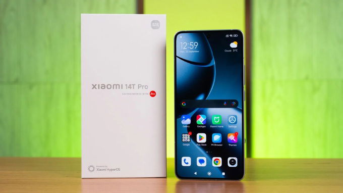 Xiaomi 14T Pro nổi bật với màn hình có độ sáng cao