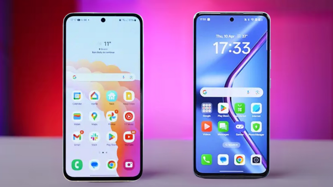So sánh màn hình OPPO Reno14 F và Samsung Galaxy A56
