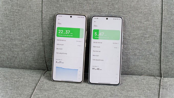 So sánh Xiaomi 14T và Xiaomi 14T Pro về pin sạc