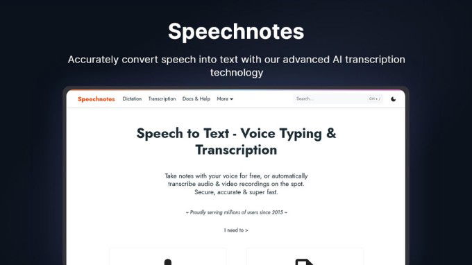 Speechnotes