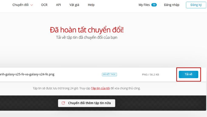 Cách chuyển JFIF thành PNG chuyển đổi