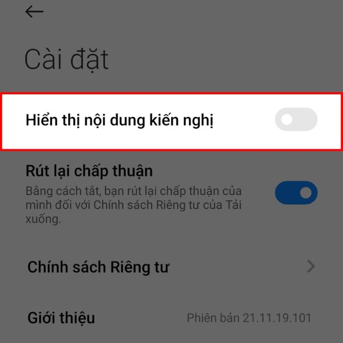 Tắt quảng cáo bằng dịch vụ quảng cáo 