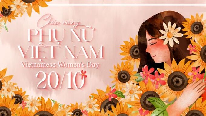 Thiệp chúc mừng ngày 20/10 tặng chị em gái