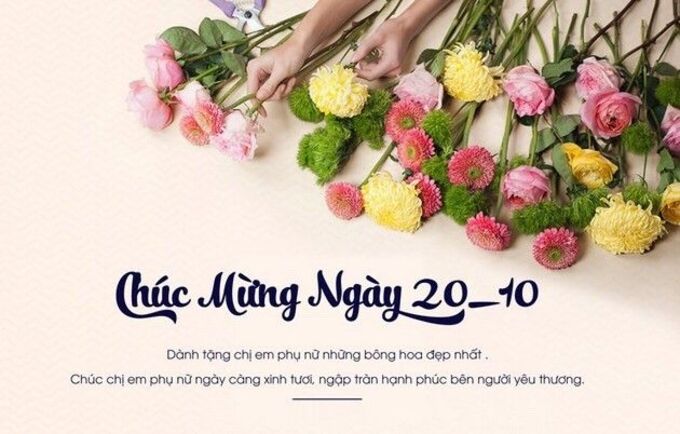 Mẫu thiệp 20/10 đẹp tặng đồng nghiệp, bạn bè