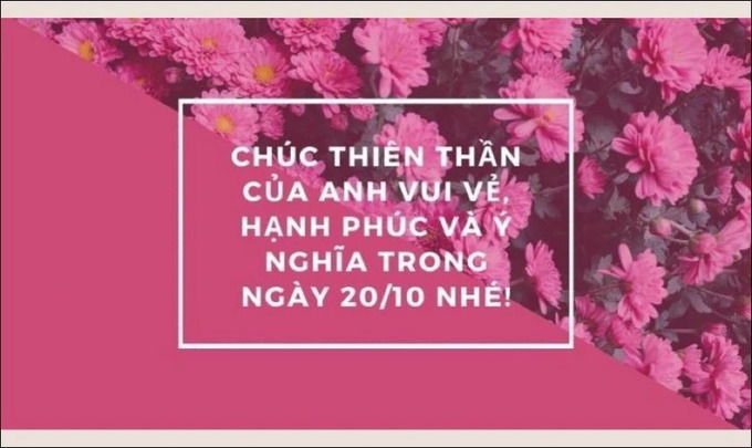 Thiệp 20/10 ngọt ngào tặng người yêu