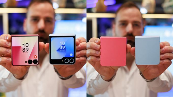 Thiết kế Galaxy Z Flip 7 và Z Flip 6