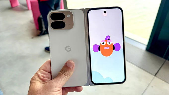 Pixel 9 Pro Fold sở hữu thiết kế mỏng nhẹ