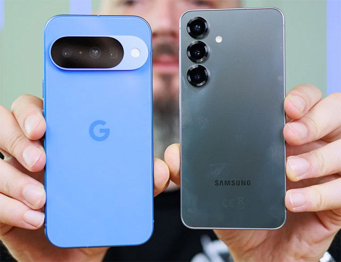 Thiết kế và tùy chọn màu sắc trên Galaxy S25 và Pixel 10