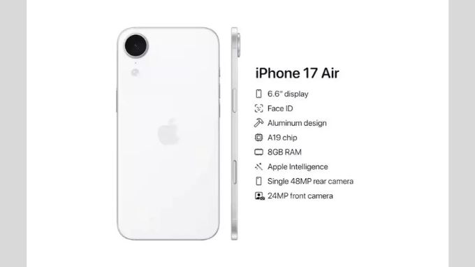 iPhone 17 và iPhone 17 Air sẽ không có ống kính zoom quang học 5x