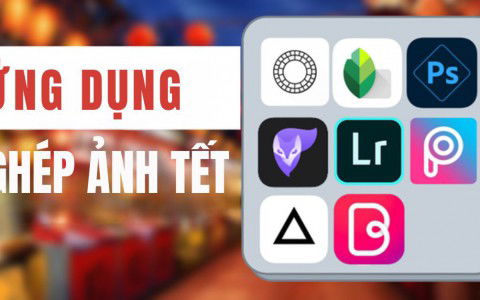 Top 5 ứng dụng, app ghép ảnh Tết miễn phí đẹp, độc đáo nhất 2025