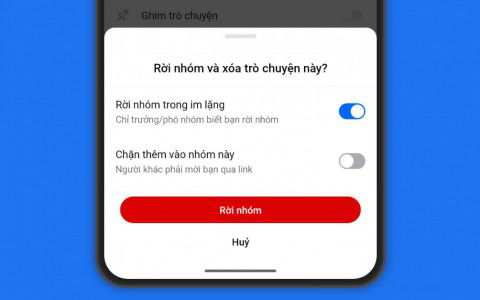 Cách rời nhóm Zalo không ai biết, không để lại thông báo