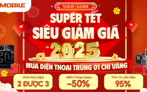 Mua điện thoại giảm sốc, trúng thêm vàng 9999 tại XTmobile