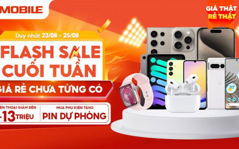 Cuối tuần săn sale 20/10 tại XTmobile: Điện thoại giảm khủng, phụ kiện ưu đãi sâu!