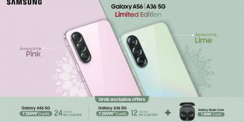 Galaxy A36 và Galaxy A56 có thêm phiên bản giới hạn màu mới với mức giá ưu đãi