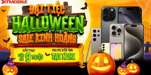 Haloween - Sale kinh hoàng tại XTmobile: Điện thoại giảm khủng, phụ kiện ưu đãi sâu!