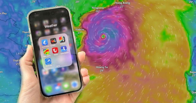 Cách theo dõi bão số 13 - bão Kalmaegi trực tiếp trên điện thoại và máy tính